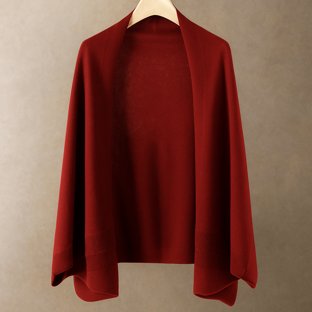 Trawinka – Wełniana narzutka z ręcznymi detalami