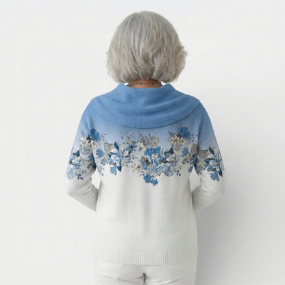 Lena - Ultraciepły sweter z ozdobnym kołnierzem