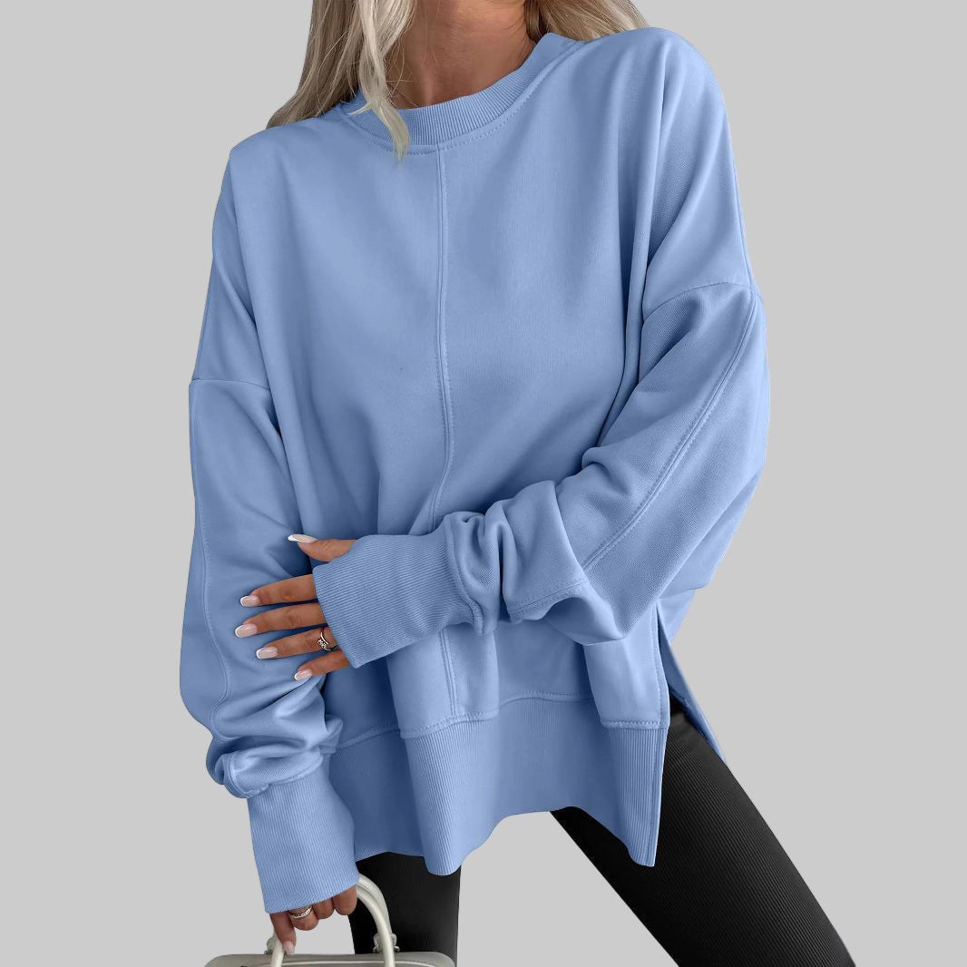 Tahira – Wygodna bluza oversize z długim rękawem