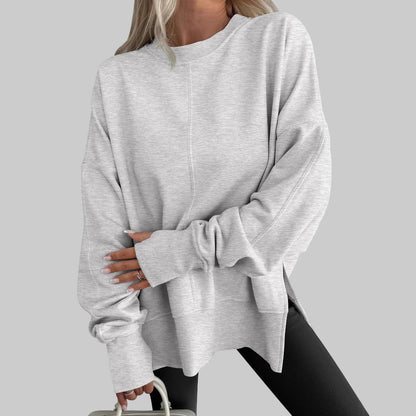 Tahira – Wygodna bluza oversize z długim rękawem