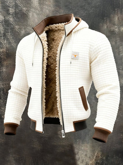 Borys - Elegancki kurtka pikowana z wykończonym kołnierzem