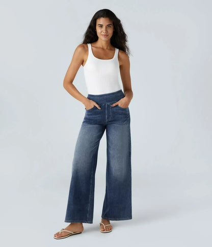 Wszemiła – Wygodne spodnie z wysokim stanem